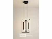 Led hanglamp – 5835/3 – 45w – zwart – in hoogte verstelbaar – rechthoekig design - afbeelding 4 van  4