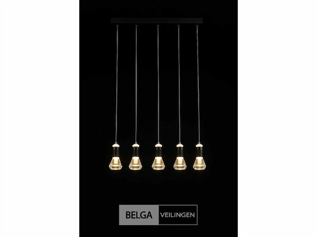 Led hanglamp – b029/5 – 3000k – warm wit – 600 mm – in hoogte verstelbaar – zilver - afbeelding 5 van  5