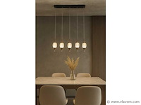 Led hanglamp – b040/5 – 3000k – warm wit – 600 mm – in hoogte verstelbaar – zilver - afbeelding 4 van  4