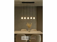 Led hanglamp – b040/5 – 3000k – warm wit – 600 mm – in hoogte verstelbaar – zilver - afbeelding 5 van  5