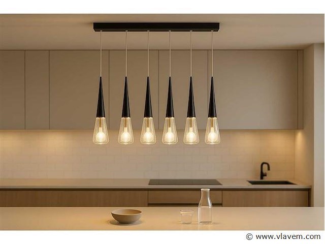 Led hanglamp – b043/5 – 3000k – warm wit - afbeelding 1 van  4