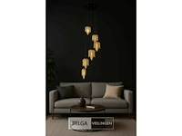 Led hanglamp – b063/6 – 3000k – warm wit – ø350 mm – in hoogte verstelbaar – zilver - afbeelding 5 van  6