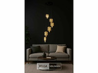 Led hanglamp – b063/6 – 3000k – warm wit – ø350 mm – in hoogte verstelbaar – zilver - afbeelding 5 van  6