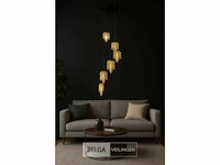 Led hanglamp – b063/6 – 3000k – warm wit – ø350 mm – in hoogte verstelbaar – zilver - afbeelding 5 van  6