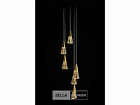 Led hanglamp – b073/6 – 3000k – warm wit – ø350 mm – in hoogte verstelbaar – zilver - afbeelding 5 van  5