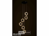 Led hanglamp – b074/6 – 3000k – warm wit – ø350 mm – in hoogte verstelbaar – zilver - afbeelding 5 van  5