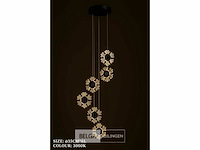 Led hanglamp – b074/6 – 3000k – warm wit – ø350 mm – in hoogte verstelbaar – zilver - afbeelding 5 van  5