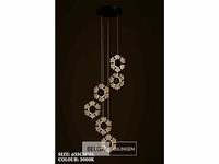 Led hanglamp – b074/6 – 3000k – warm wit – ø350 mm – in hoogte verstelbaar – zilver - afbeelding 5 van  5