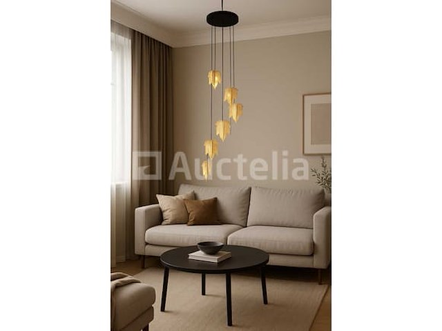 Led hanglamp design – 3000k warm wit – in hoogte verstelbaar – b063/6 - afbeelding 4 van  5