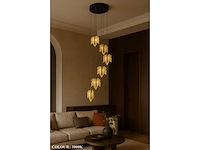 Led hanglamp design – 3000k warm wit – in hoogte verstelbaar – b063/6 - afbeelding 3 van  5