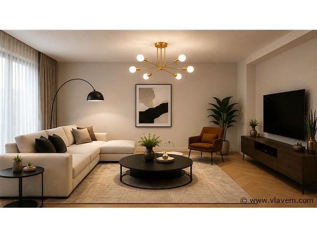 Led hanglamp max 18w – 6x e27 – goud – 600x250mm – ip20 – lorenzo-6 - afbeelding 3 van  5