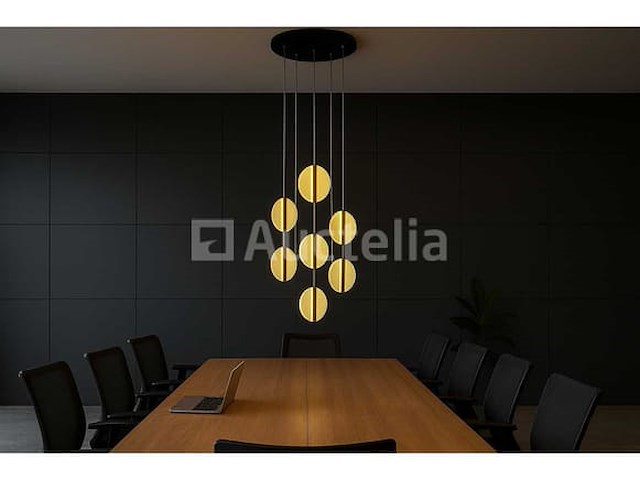 Led hanglamp – model b067/7 – 3000k – warm wit – zilver - afbeelding 4 van  4