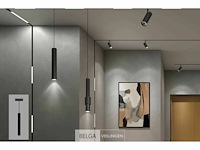 Led hangspot op magnetische rail 48v - 4200k neutraal wit -20w - zwart (x4) - afbeelding 3 van  5