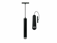 Led hangspot op magnetische rail 48v - 4200k neutraal wit -20w - zwart (x8) - afbeelding 2 van  5