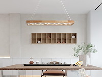 Led houten hanglamp - afbeelding 4 van  6