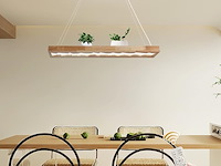 Led houten hanglamp - afbeelding 5 van  6