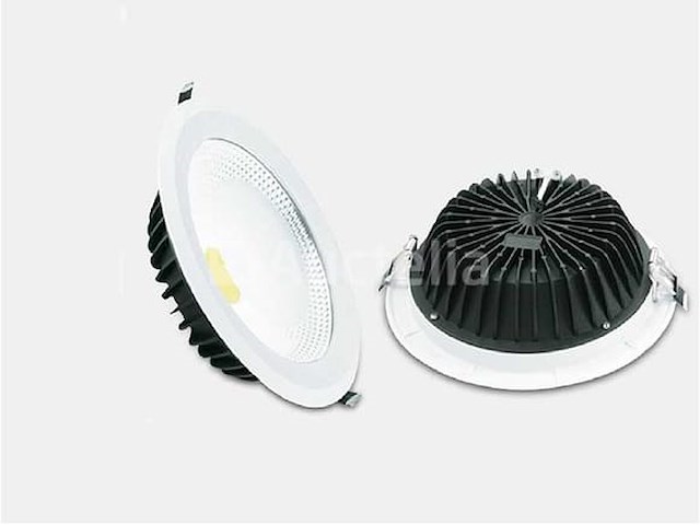 Led inbouwspot - 30w - 3000k warm wit - cob - ip20 (x10) - afbeelding 4 van  4