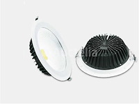 Led inbouwspot - 30w - 3000k warm wit - cob - ip20 (x10) - afbeelding 1 van  4