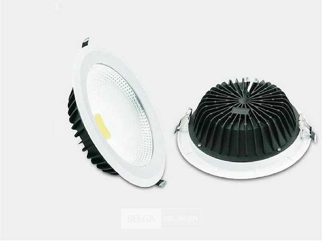 Led inbouwspot - 30w - 3000k warm wit - cob - ip20 (x10) - afbeelding 3 van  5