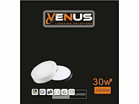 Led inbouwspot - 7w - 3000k warm wit - wit/zilver - ip20 (x100) - afbeelding 6 van  6