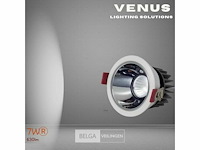 Led inbouwspot - 7w - 6500k koud wit - wit/zilver - ip20 (x50) - afbeelding 2 van  5