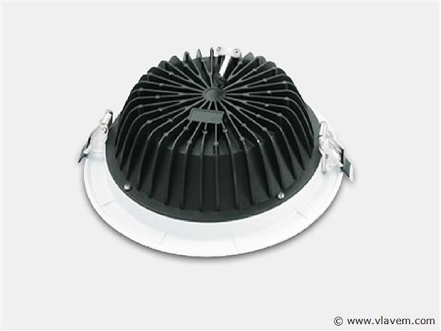 Led inbouwspot – 30w – 3000k warm wit – cob – ip20 (x10) - afbeelding 3 van  4