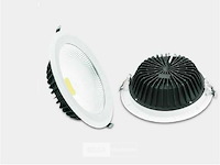 Led inbouwspot – 30w – 3000k warm wit – cob – ip20 (x10) - afbeelding 3 van  5