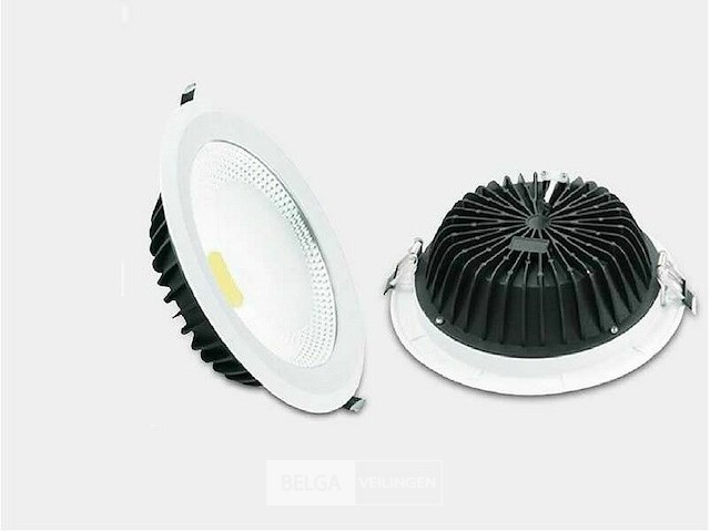 Led inbouwspot – 30w – 3000k warm wit – cob – ip20 (x10) - afbeelding 3 van  5