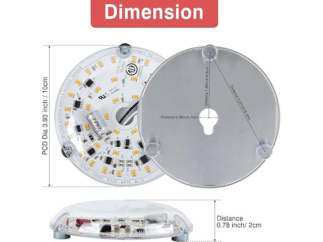 Led-inbouwspot (6 stuks) - afbeelding 4 van  4