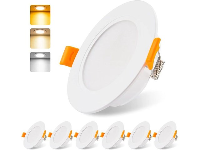 Led-inbouwspot (6 stuks) - afbeelding 1 van  4