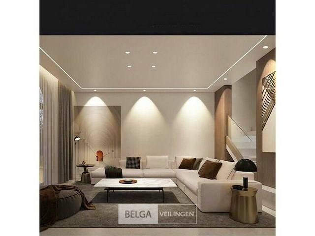 Led inbouwspot – 7w – 3000k warm wit – wit/zilver – ip20 (x100) - afbeelding 4 van  5