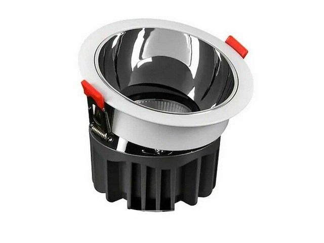 Led inbouwspot – 7w – 6500k koud wit – wit/zilver – ip20 (x50) - afbeelding 3 van  5