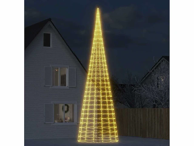 Led kerstboom 3000 led wit 800 cm - afbeelding 1 van  5