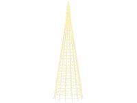 Led kerstboom 3000 led wit 800 cm - afbeelding 4 van  5