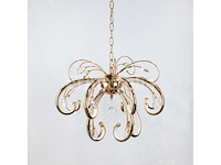 Led kroonluchter - 6015 (5+10) - goud - 15 lichten - 90w - 4000k neutraal wit - aluminium - afbeelding 1 van  1