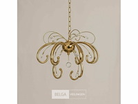 Led kroonluchter - 6015 (8+4) - goud - 12 lampjes - 58w - 4000k neutraal wit - aluminium - afbeelding 1 van  4