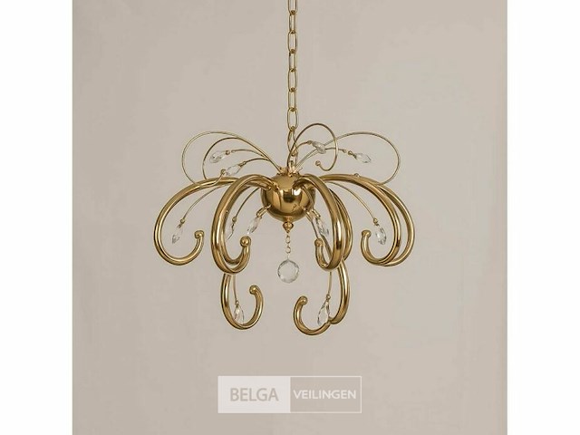 Led kroonluchter - 6015 (8+4) - goud - 12 lampjes - 58w - 4000k neutraal wit - aluminium - afbeelding 2 van  4