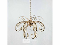 Led kroonluchter - 6015 (8+4) - goud - 12 lampjes - 58w - 4000k neutraal wit - aluminium - afbeelding 4 van  4