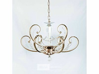 Led kroonluchter - 6016 (6+3) - goud - 9 lichten -54w - 4000k neutraal wit - aluminium - afbeelding 3 van  3