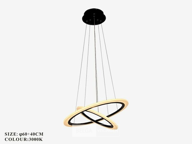 Led kroonluchter – 3 kleuren – dimbaar – p7060/2 - afbeelding 3 van  5