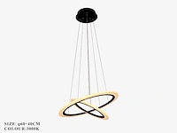 Led kroonluchter – 3 kleuren – dimbaar – p7060/2 - afbeelding 2 van  4