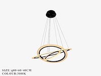 Led kroonluchter – 3 kleuren – dimbaar – p7060/3 - afbeelding 2 van  4