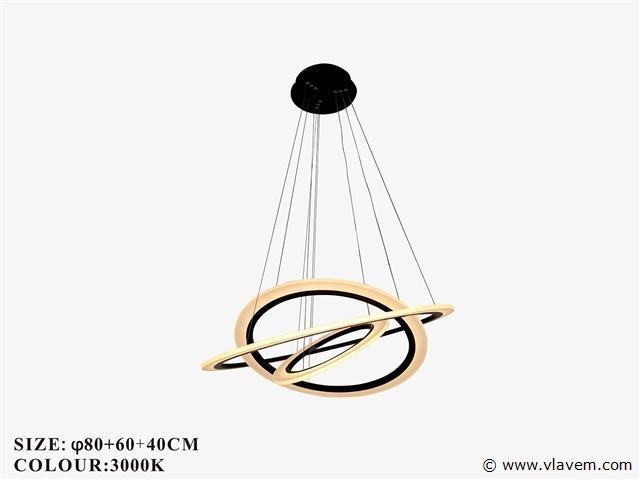 Led kroonluchter – 3 kleuren – dimbaar – p7060/3 - afbeelding 2 van  4