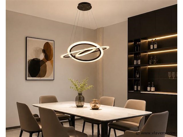 Led kroonluchter – 3 kleuren – dimbaar – p7060/3 - afbeelding 1 van  4