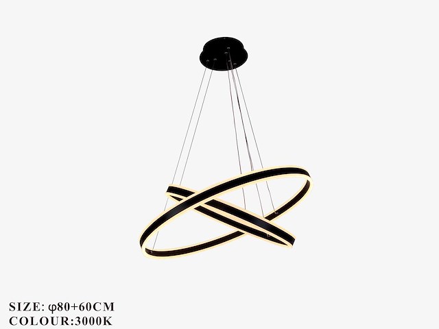Led kroonluchter – 3 kleuren – dimbaar – p7065/2 - afbeelding 2 van  4