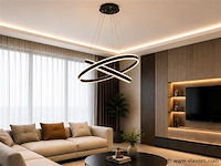 Led kroonluchter – 3 kleuren – dimbaar – p7065/2 - afbeelding 1 van  4