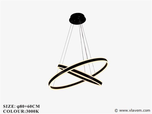 Led kroonluchter – 3 kleuren – dimbaar – p7065/2 - afbeelding 2 van  4