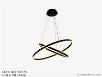 Led kroonluchter – 3 kleuren – dimbaar – p7065/2 - afbeelding 2 van  4