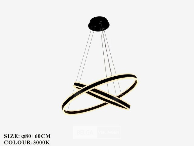 Led kroonluchter – 3 kleuren – dimbaar – p7065/2 - afbeelding 3 van  5