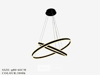 Led kroonluchter – 3 kleuren – dimbaar – p7065/2 - afbeelding 3 van  5